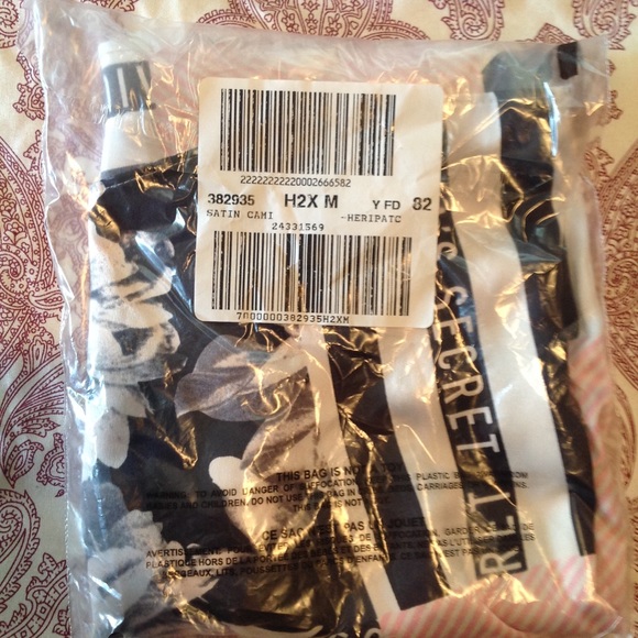 HP! NWT VS Limited Edition Satin Heritage Patchwork Cami - Picture 4 of 4